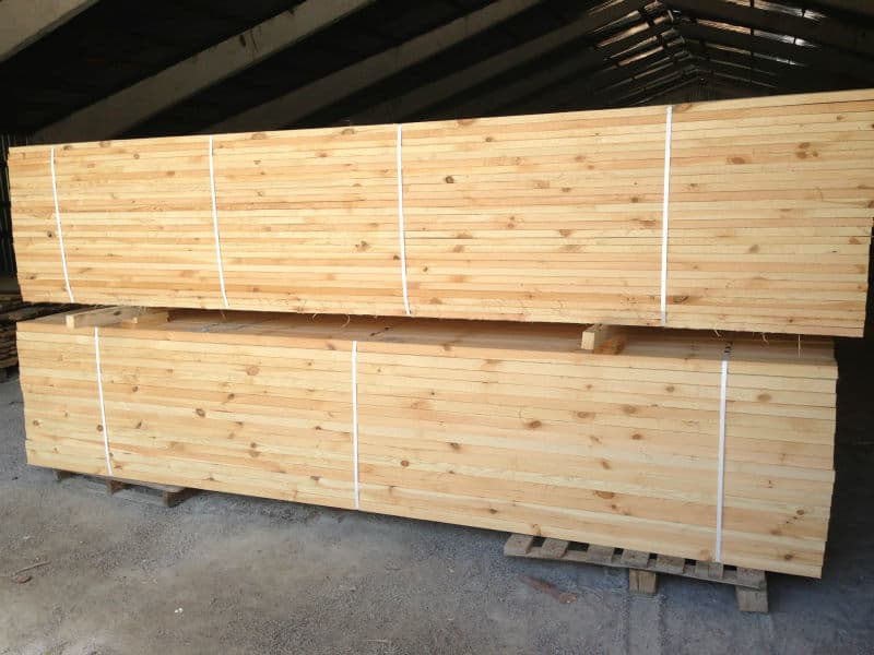 Pine sawn timber for construction and furniture use